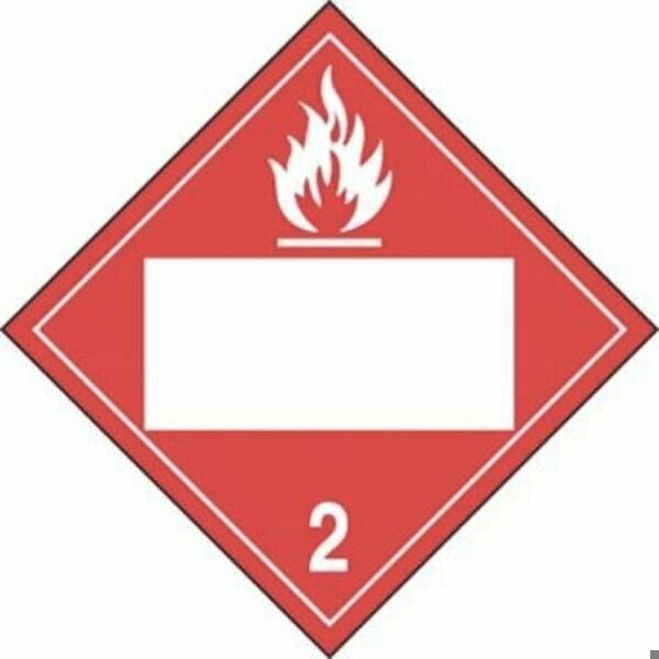 Accuform BLANK DOT PLACARD HAZARD CLASS 2 MPL4DG2BMG50 MPL4DG2BMG50